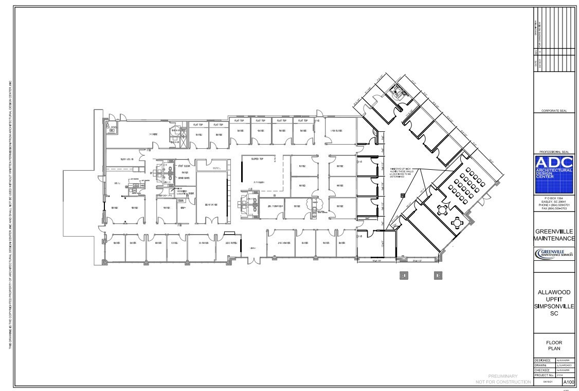 100-130 Allawood Ct, Simpsonville, SC à vendre Plan d’étage- Image 1 de 1