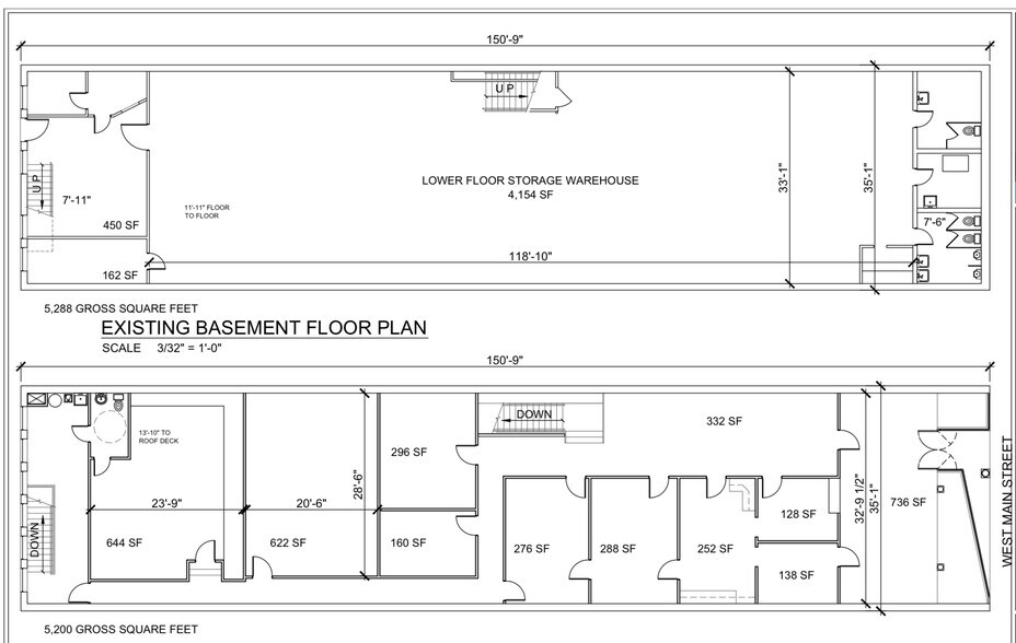 417 W Main St, Waynesboro, VA à louer - Plan d’étage - Image 1 de 1