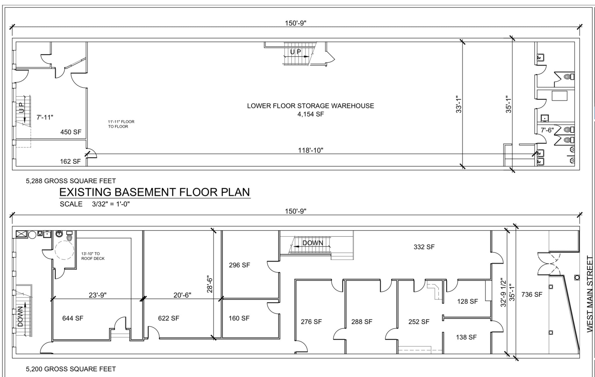 417 W Main St, Waynesboro, VA à louer Plan d’étage- Image 1 de 2