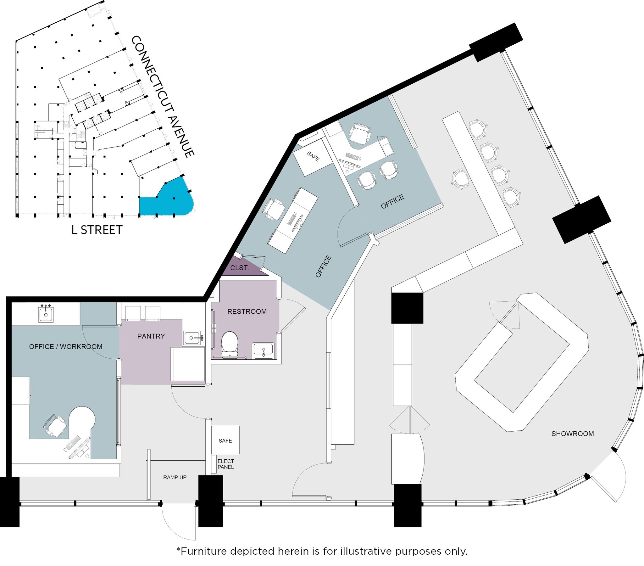 1025 Connecticut Ave NW, Washington, DC for lease Floor Plan- Image 1 of 1