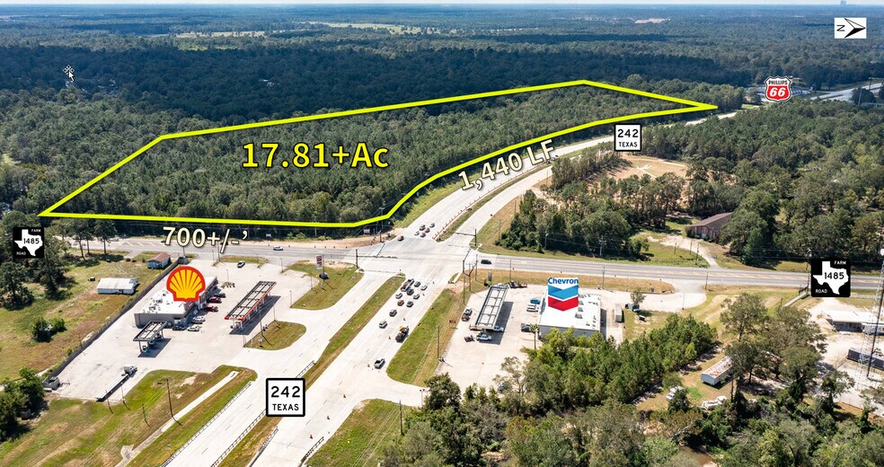 SH 242 & FM 1485, Conroe, TX à vendre - Photo du bâtiment - Image 1 de 10