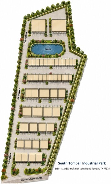 21801 Hufsmith Kohrville Rd, Tomball, TX for sale - Site Plan - Image 2 of 3