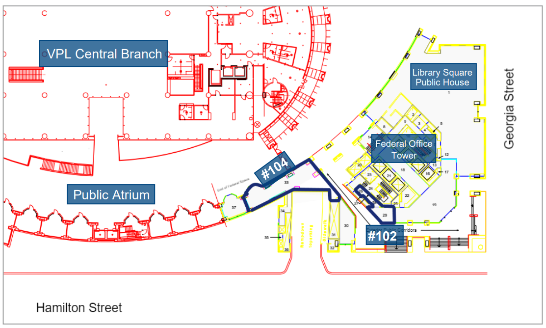 300 W Georgia St, Vancouver, BC for lease Site Plan- Image 1 of 1