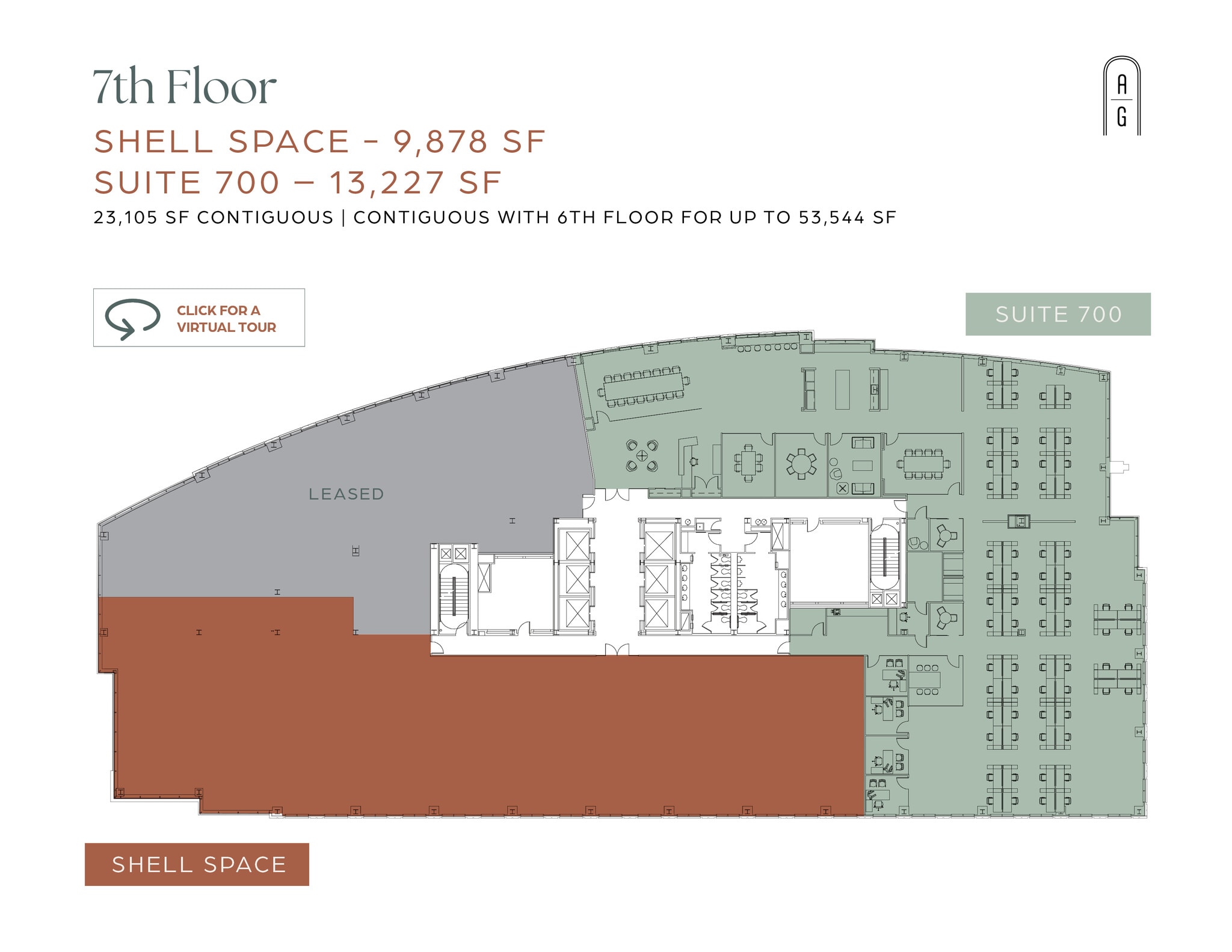 901 N Glebe Rd, Arlington, VA à louer Plan d’étage- Image 1 de 1