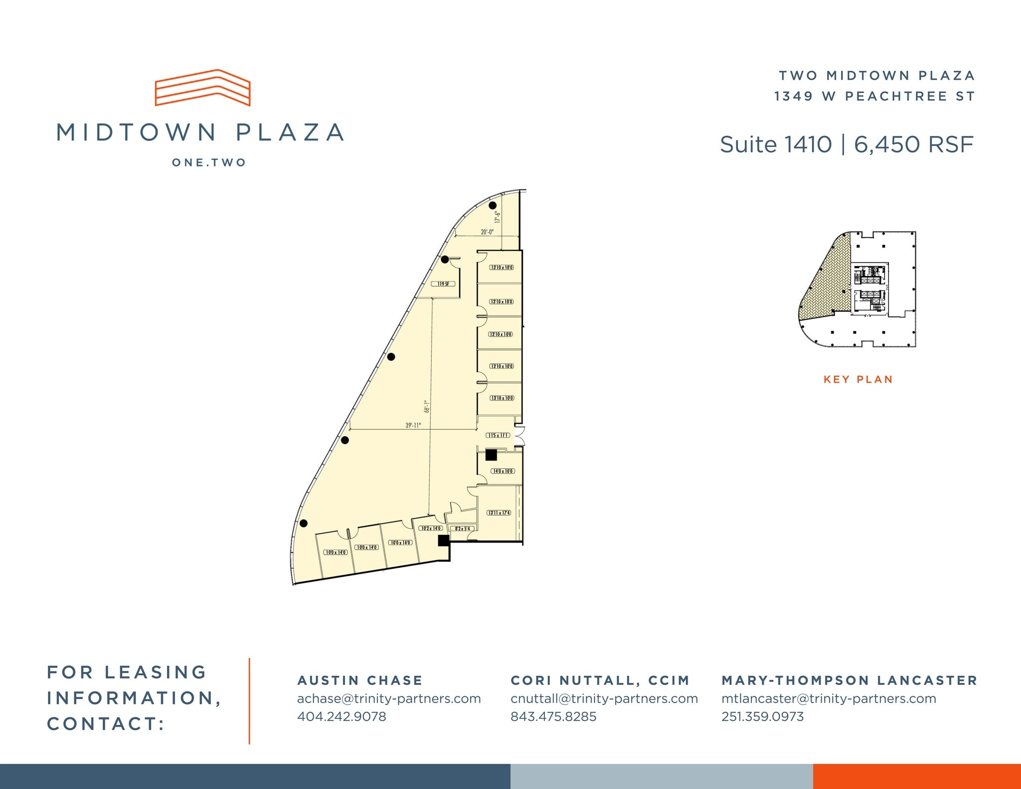 1360 Peachtree St NE, Atlanta, GA à louer Plan de site- Image 1 de 1