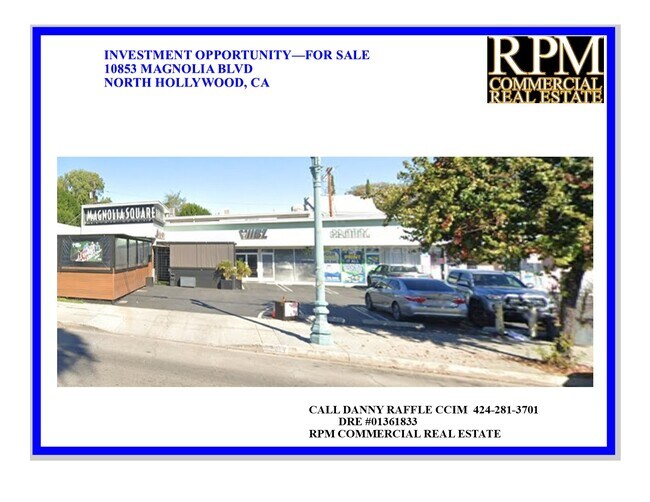 Plus de détails pour 10853-10861 Magnolia Blvd, North Hollywood, CA - Commerce de détail à vendre