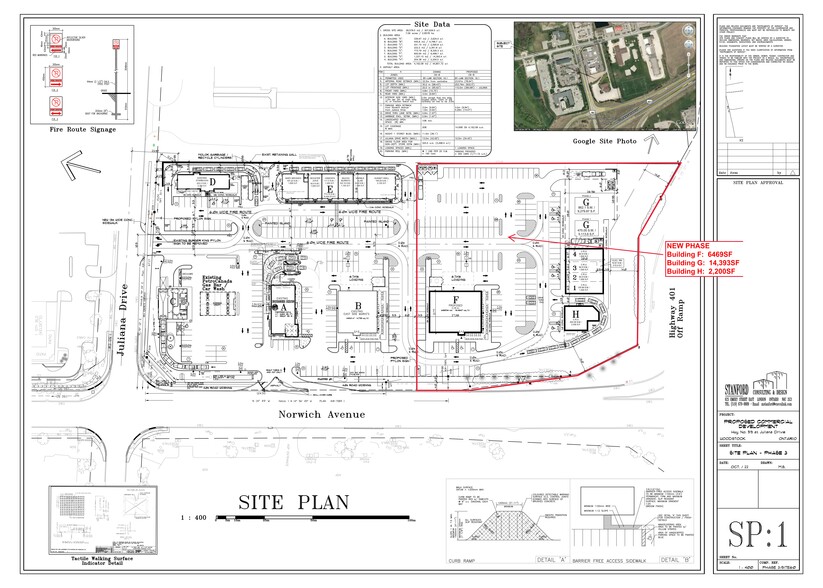 575 Norwich Av, Woodstock, ON à louer - Plan de site - Image 2 de 2