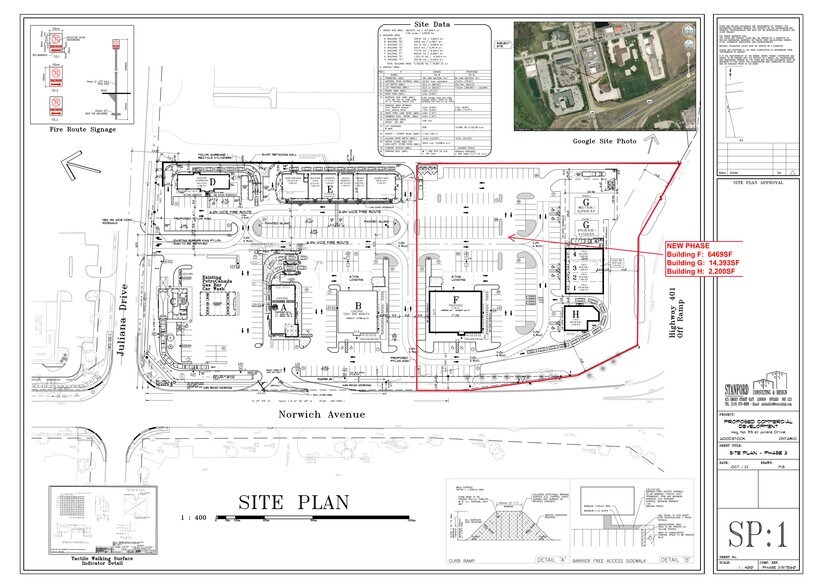 575 Norwich Av, Woodstock, ON for lease - Site Plan - Image 2 of 2