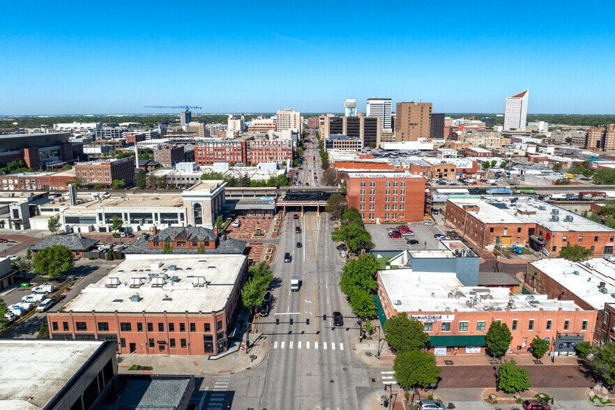 801 E Douglas Ave, Wichita, KS for lease - Aerial - Image 2 of 4