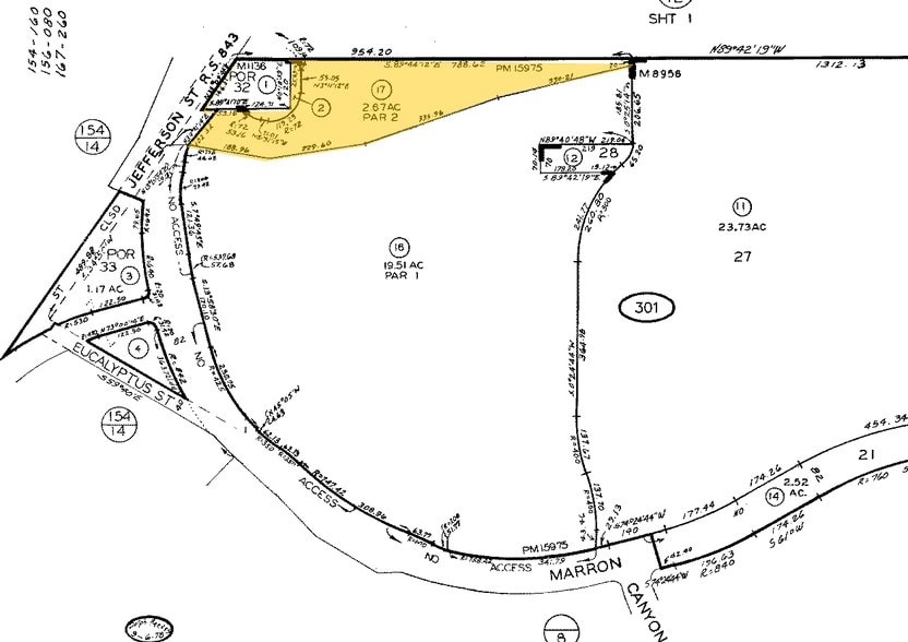 Jefferson St, Carlsbad, CA for sale - Plat Map - Image 2 of 3