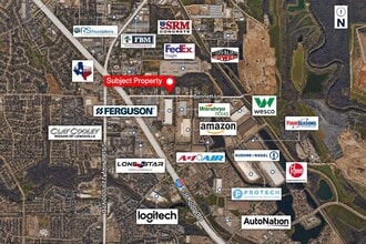 519 Bennett Ln, Lewisville, TX - Aérien  Vue de la carte