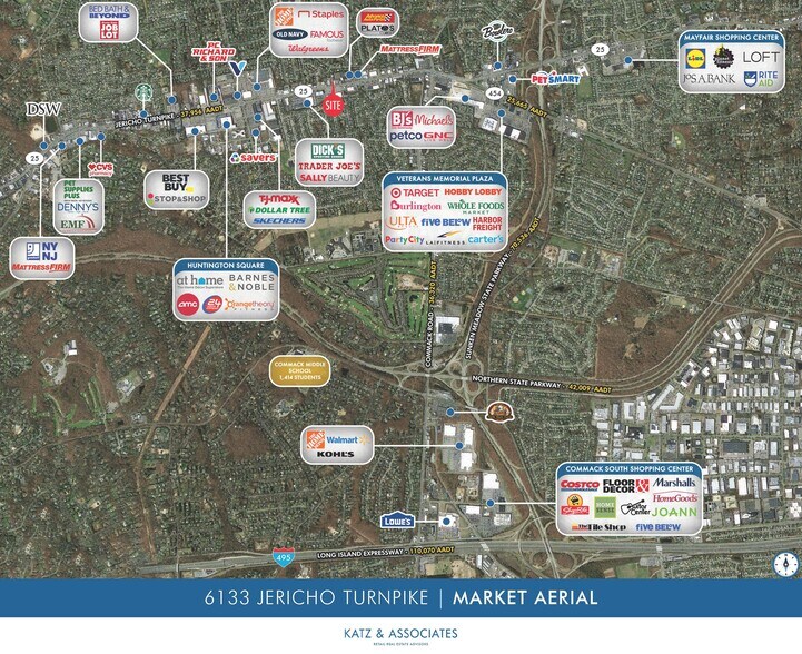 6133 Jericho Tpke, Commack, NY à louer - Photo du bâtiment - Image 2 de 51