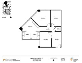 6009 Belt Line Rd, Dallas, TX à louer Plan d  tage- Image 1 de 1