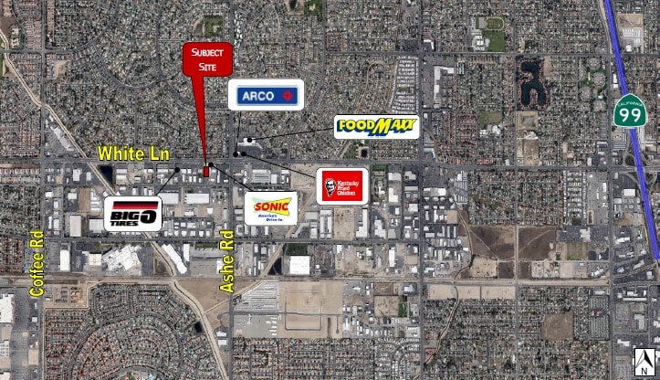 6705 White Ln, Bakersfield, CA à louer - Aérien - Image 2 de 3