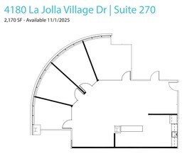 4180 La Jolla Village Dr, La Jolla, CA for lease Floor Plan- Image 2 of 2