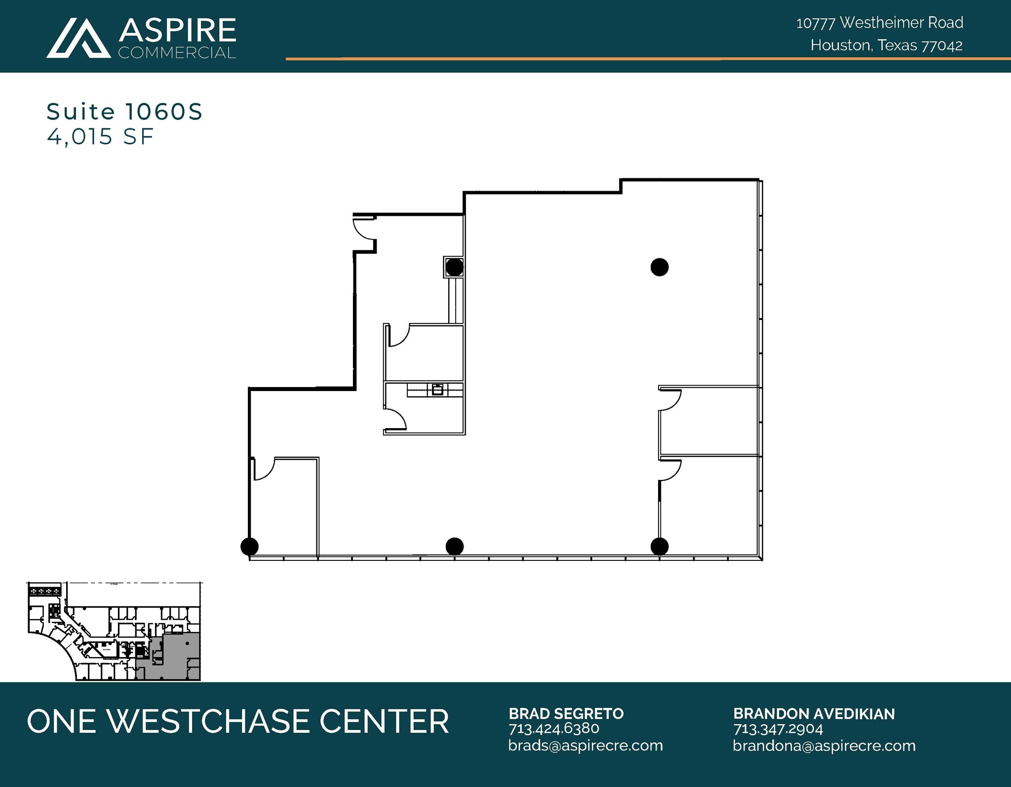 10777 Westheimer Rd, Houston, TX for lease Floor Plan- Image 1 of 1