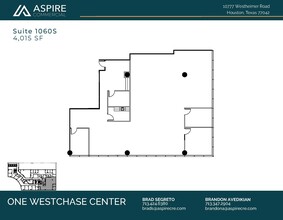 10777 Westheimer Rd, Houston, TX for lease Floor Plan- Image 1 of 1