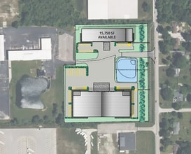 808 Post Rd, Indianapolis, IN - Aérien Vue de la carte - Image1