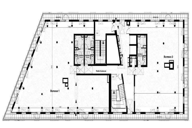 Office in Montpellier for sale - Floor Plan - Image 2 of 3