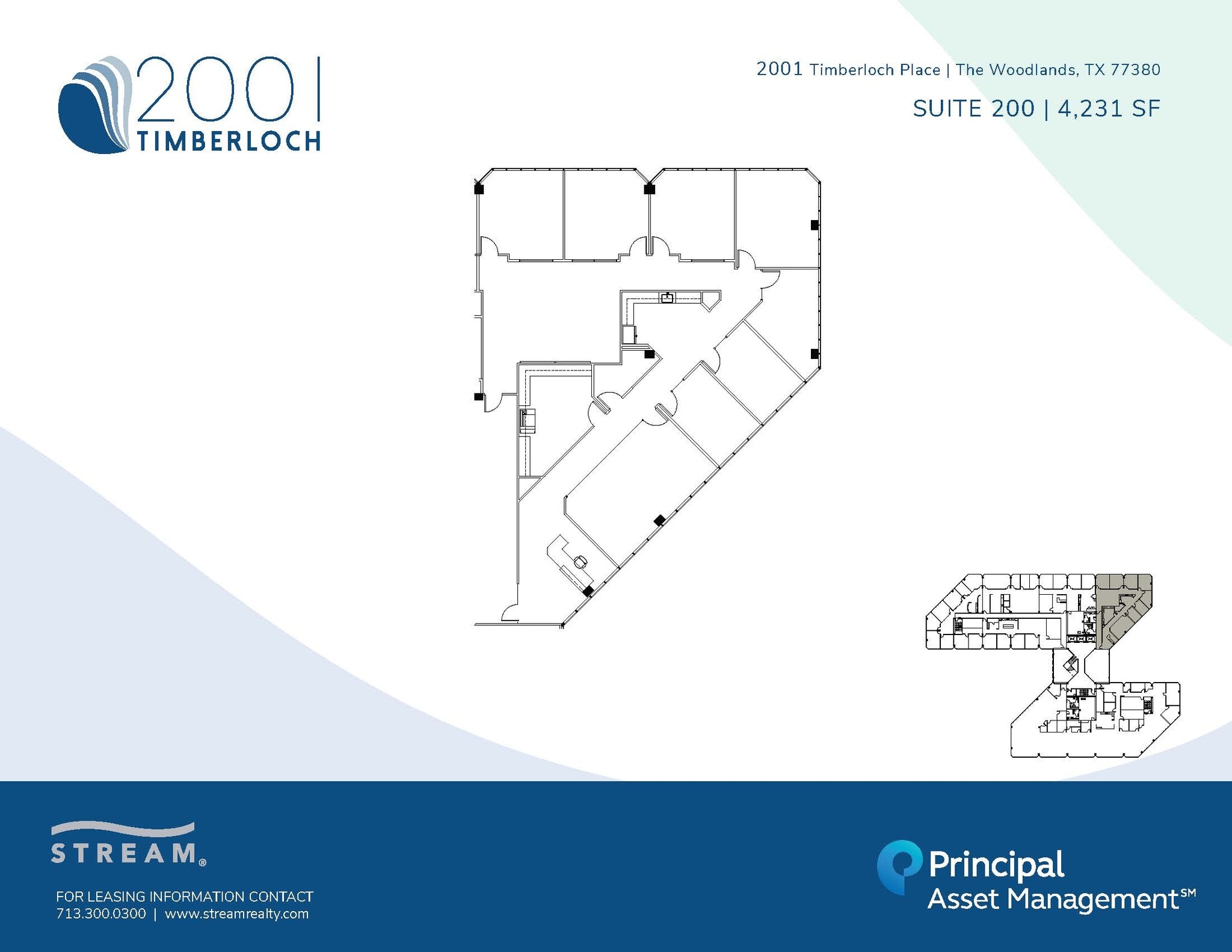 2001 Timberloch, The Woodlands, TX for lease Floor Plan- Image 1 of 1