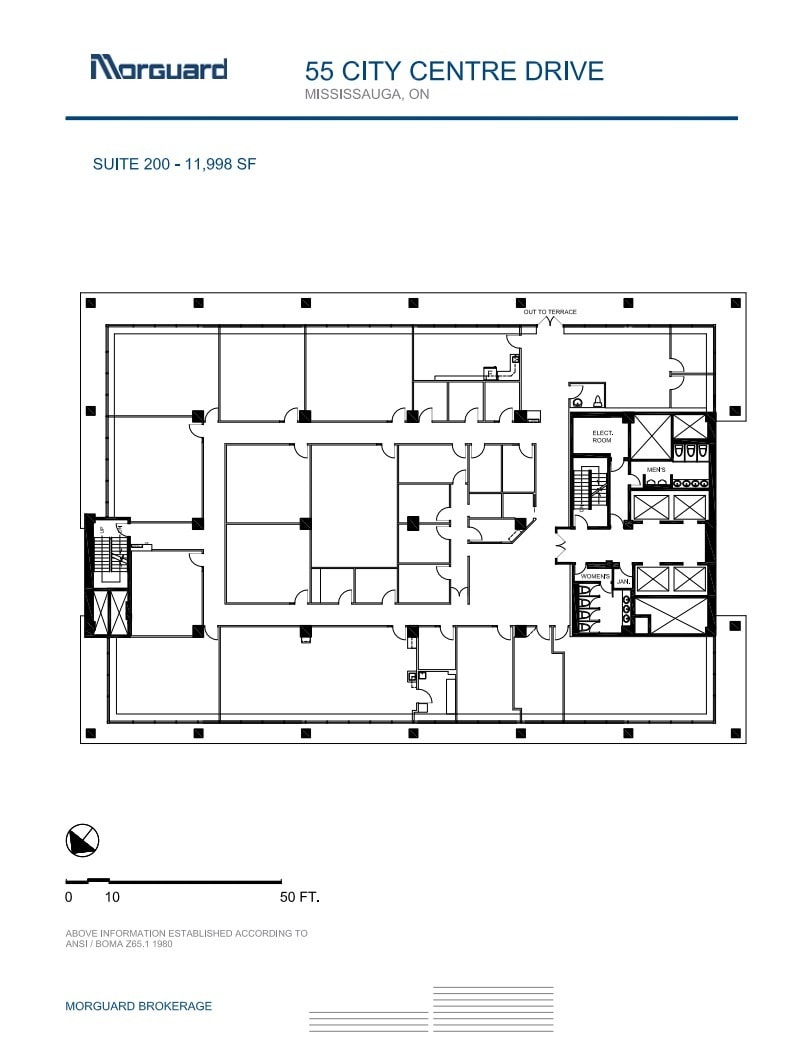 55 City Centre Dr, Mississauga, ON for lease Floor Plan- Image 1 of 1