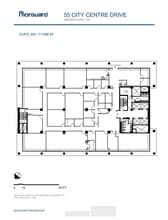 55 City Centre Dr, Mississauga, ON for lease Floor Plan- Image 1 of 1