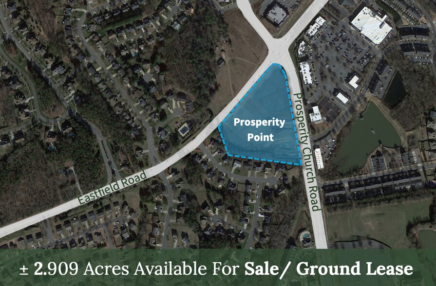 6621 Prosperity Church Rd, Charlotte, NC à vendre - Photo du bâtiment - Image 1 de 4