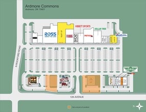 12th Ave NW, Ardmore, OK à louer Plan de site- Image 1 de 2