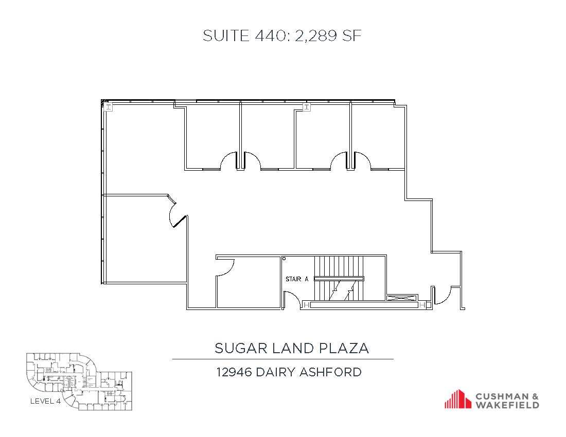 12946 Dairy Ashford Rd, Sugar Land, TX for lease Floor Plan- Image 1 of 1