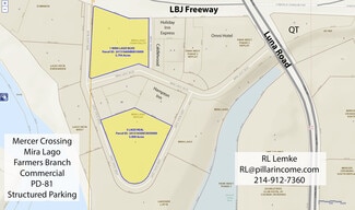 Plus de détails pour 1 MIRA LAGO BLVD, Farmers Branch, TX - Terrain à vendre