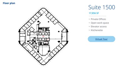 4950 Yonge St, Toronto, ON à louer Plan d’étage- Image 1 de 1