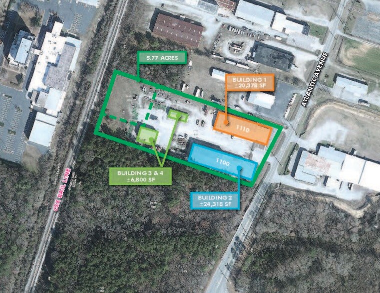1100 Atlantic Ave, Rocky Mount, NC à vendre - Photo du bâtiment - Image 2 de 2