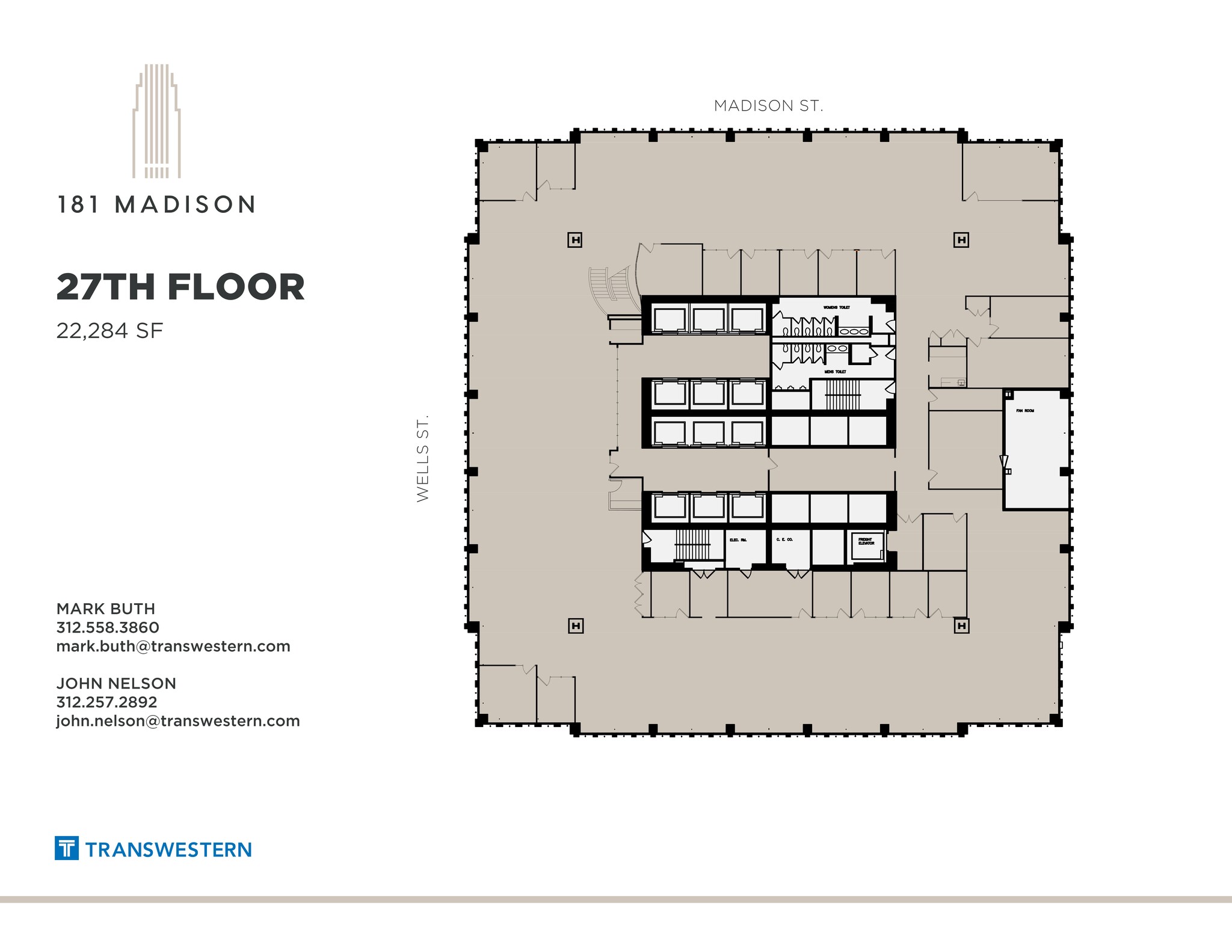 181 W Madison St, Chicago, IL for lease Site Plan- Image 1 of 2