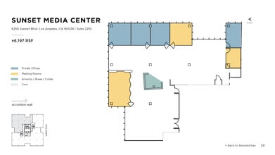 6255 W Sunset Blvd, Los Angeles, CA for lease Floor Plan- Image 1 of 1