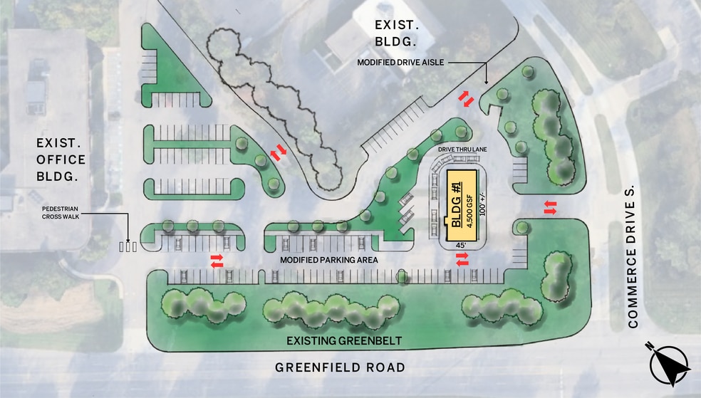 3200 Greenfield Rd, Dearborn, MI for lease - Site Plan - Image 3 of 3