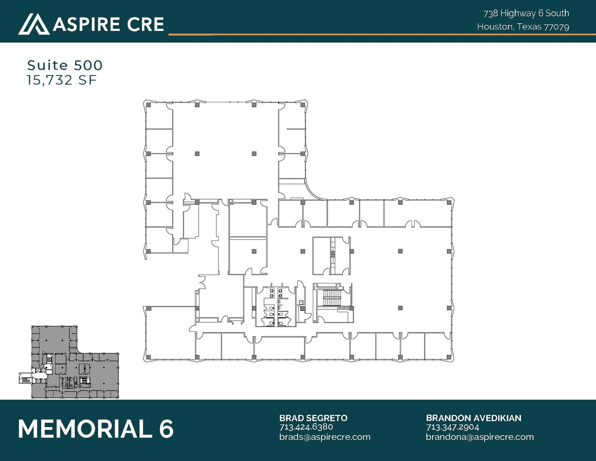 738 Highway 6 S, Houston, TX à louer Plan d’étage- Image 1 de 1