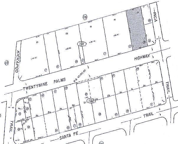 55446 29 Palms Hwy, Yucca Valley, CA à vendre - Plan cadastral - Image 2 de 12