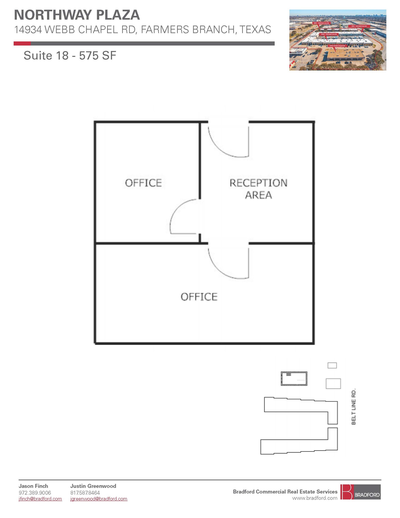 3212-3214 Belt Line Rd, Farmers Branch, TX for lease Floor Plan- Image 1 of 1