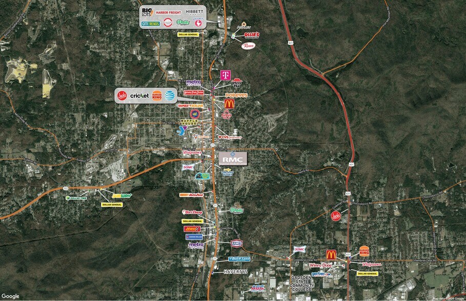 2800 Alabama Hwy 202, Anniston, AL à louer - Aérien - Image 2 de 2