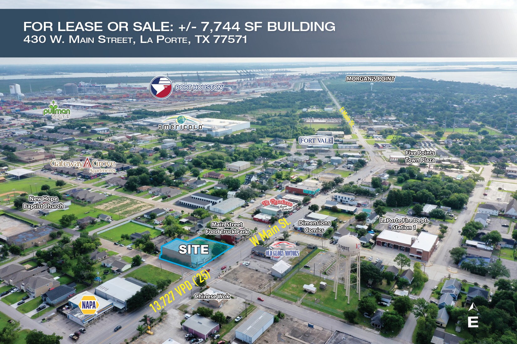430 W Main St, La Porte, TX à vendre Photo du bâtiment- Image 1 de 4