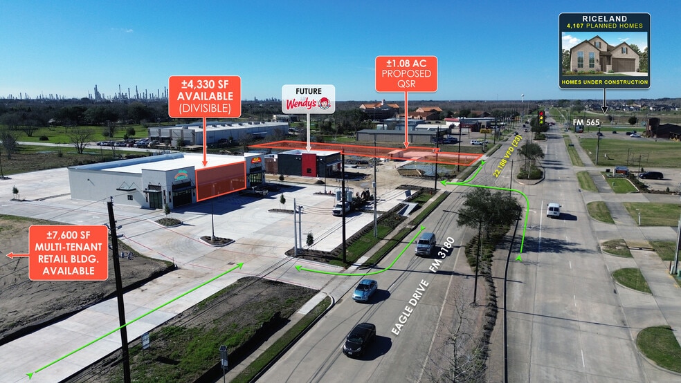 SWQ FM 565 & Eagle Dr, Mont Belvieu, TX for lease - Building Photo - Image 2 of 6