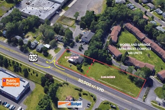 1412-1414 Route 130, Burlington, NJ - AERIAL map view