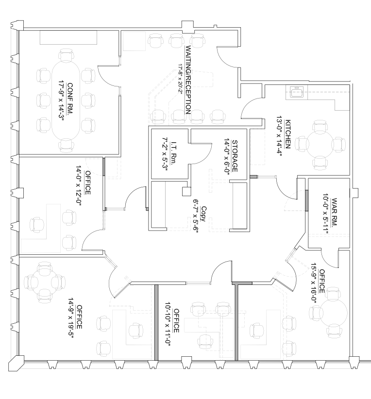 26211 Central Park Blvd, Southfield, MI for lease Floor Plan- Image 1 of 5