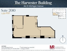 180 N Michigan Ave, Chicago, IL à louer Plan d’étage- Image 1 de 5