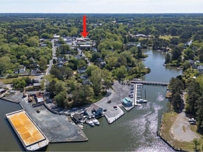 54 Market St, Onancock, VA - Aérien  Vue de la carte