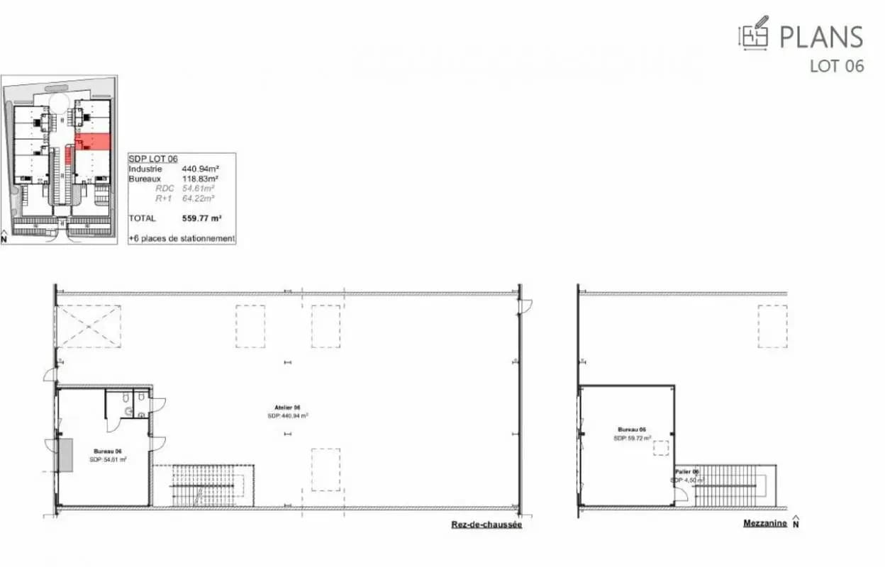 Flex dans Heyrieux à louer Plan d’étage- Image 1 de 11