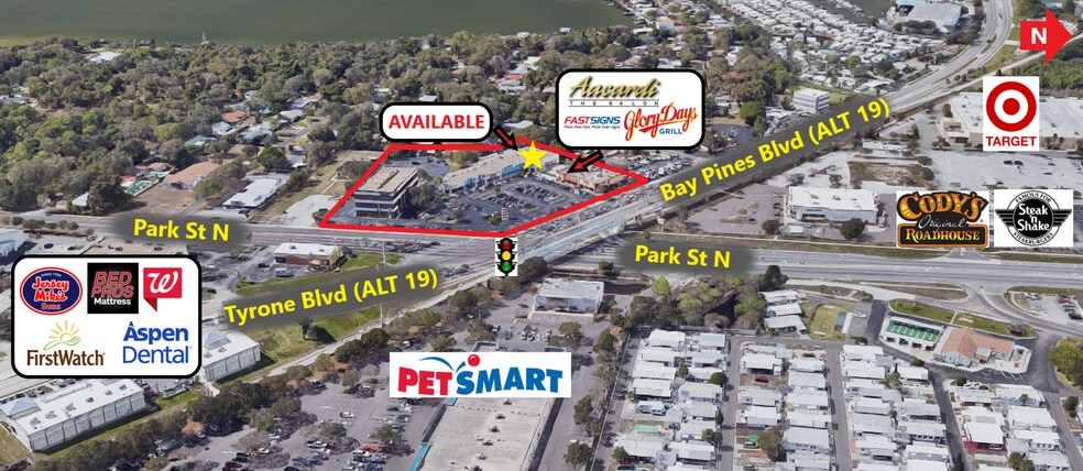 4020-4088 Park St N, Saint Petersburg, FL à louer - Photo du bâtiment - Image 2 de 8