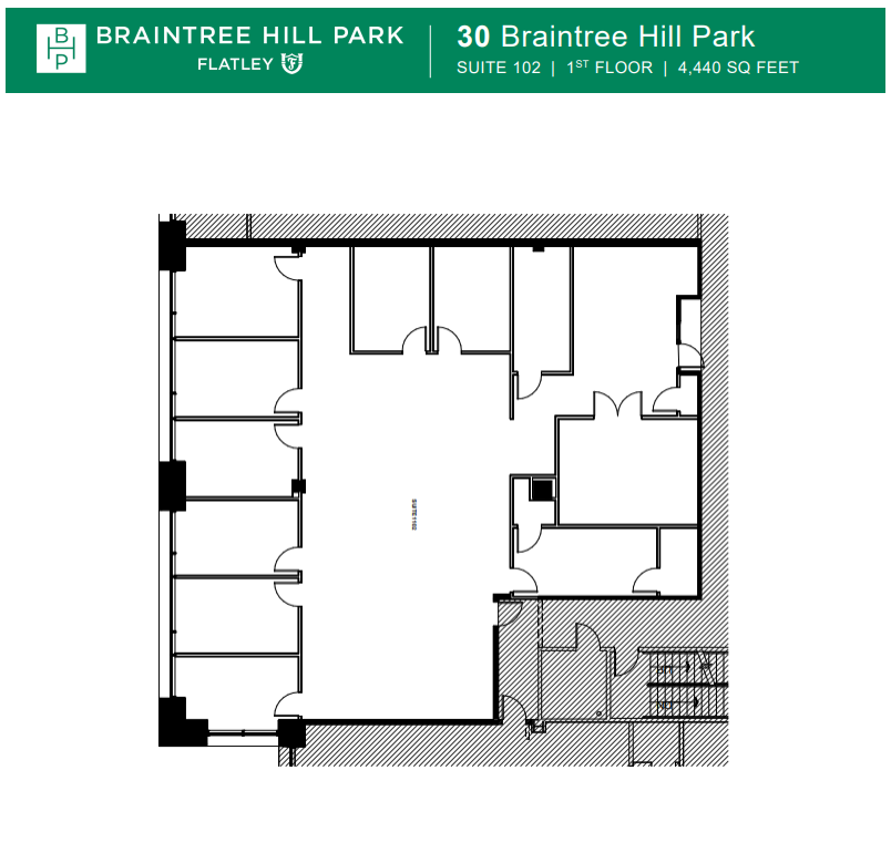 50 Braintree Hill Office Park, Braintree, MA à louer Plan d  tage- Image 1 de 1