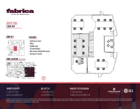 3001 Brighton Blvd, Denver, CO à louer Plan d’étage- Image 2 de 2