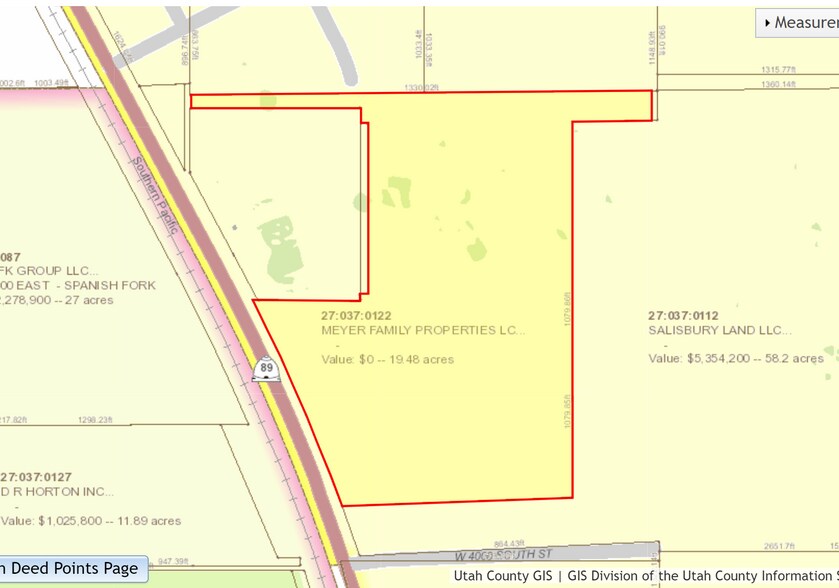 7500 S Hwy 89, Mapleton, UT à vendre - Plan cadastral - Image 2 de 5